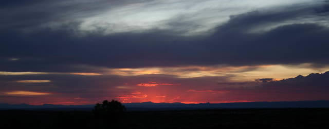 Sunset at Hellroaring Canyon